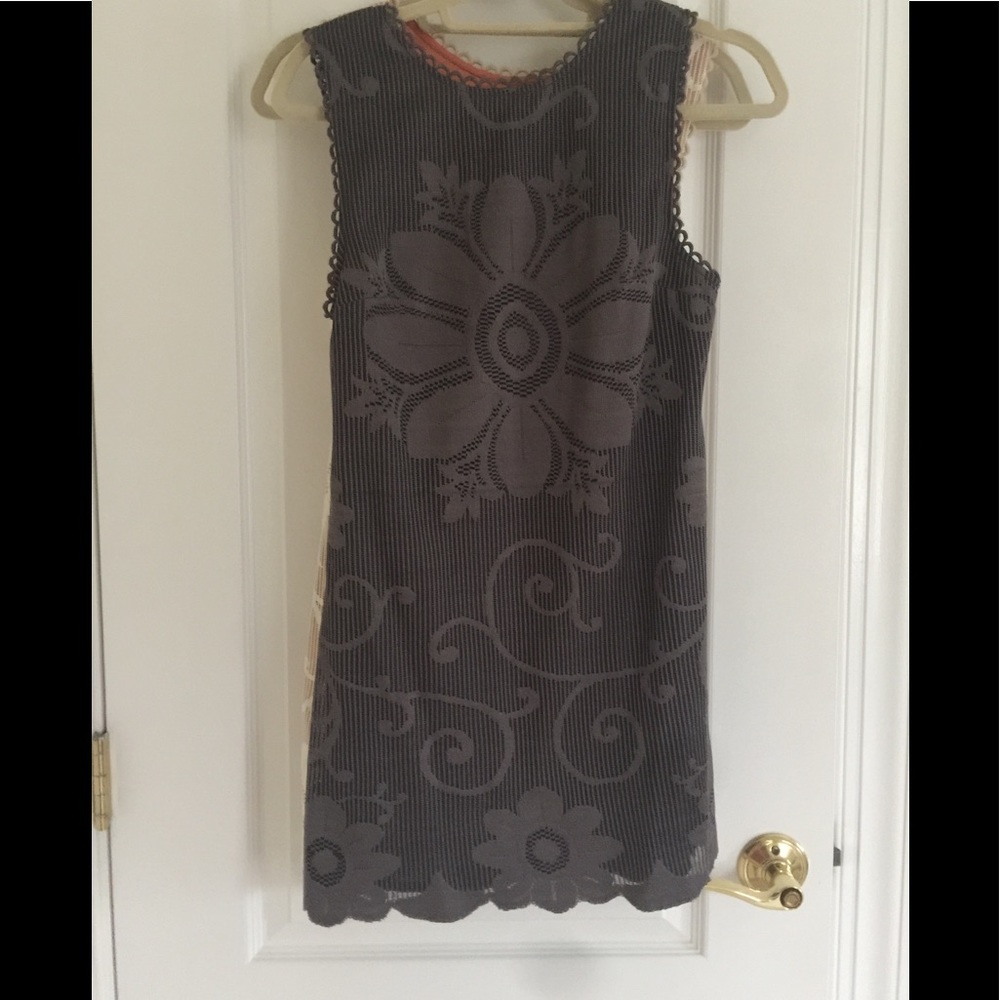 Free People Crochet Mini Dress